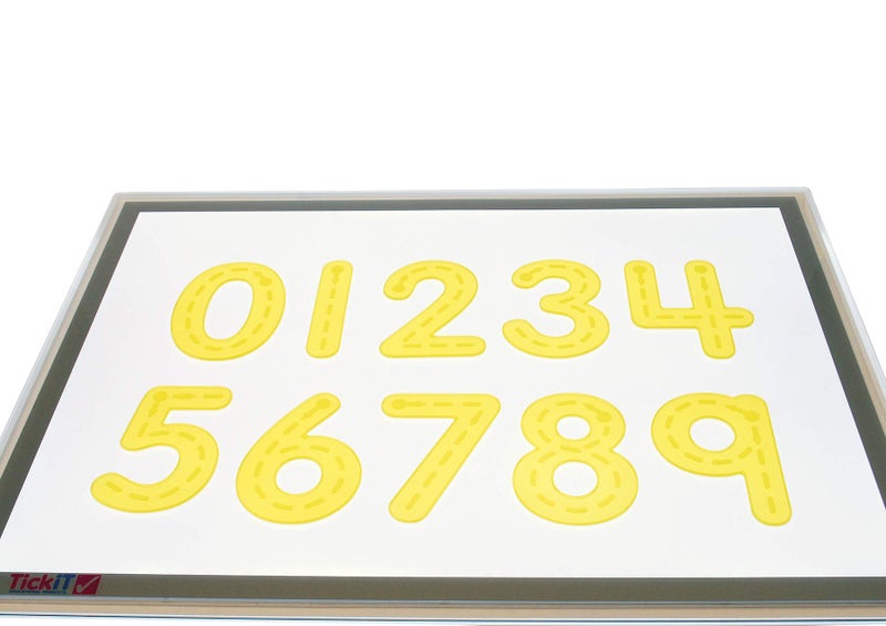 TickiT 9211 Silishapes Trace Numbers, 0-9 (Pack of 10) - Image 1